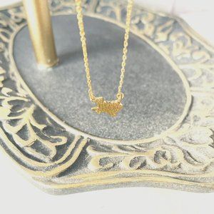 State of Texas Gold Plated Necklace Dainty Minimalist Jewelry Christmas Stocking